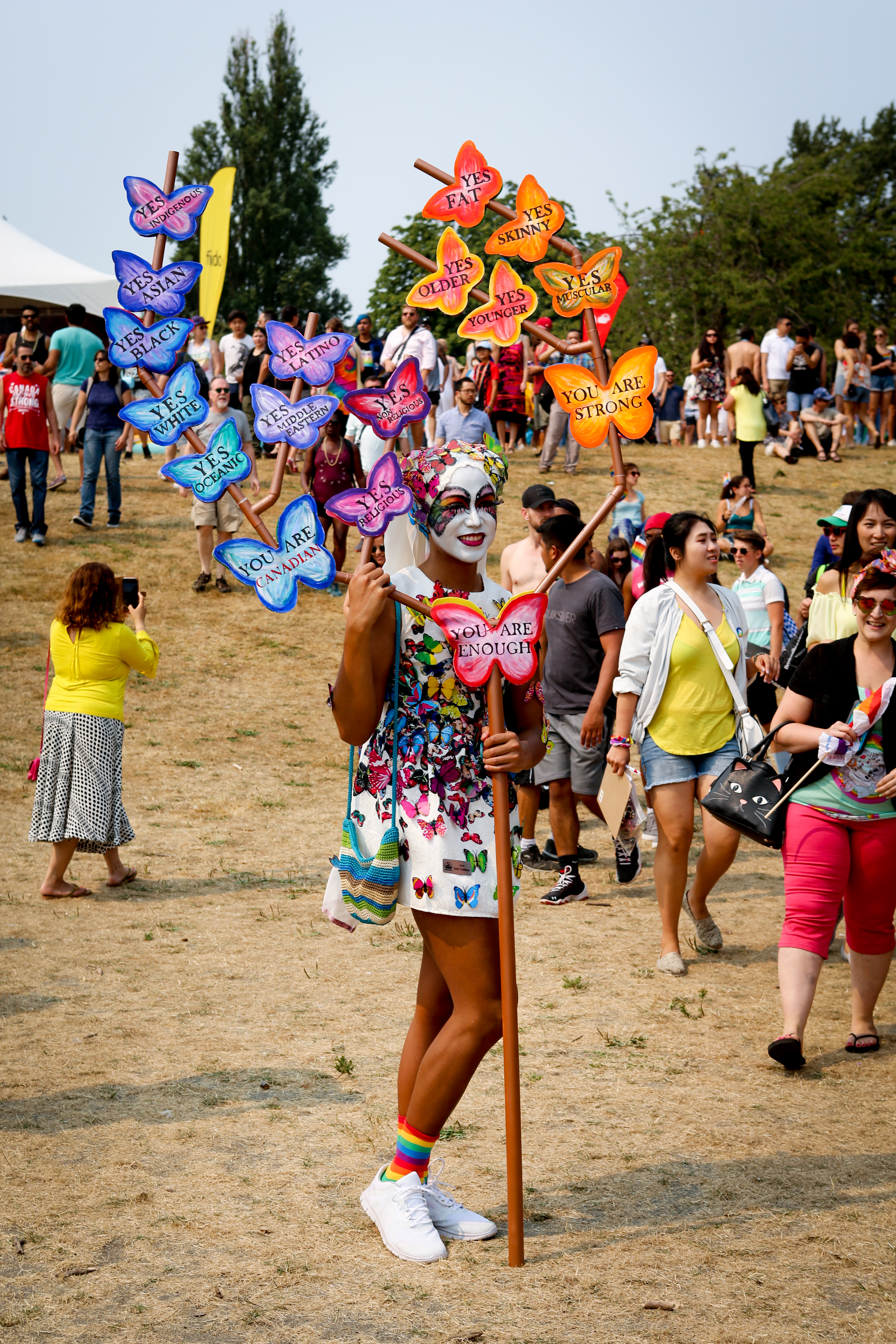 Justin's Affirmation Butterflies Art Piece