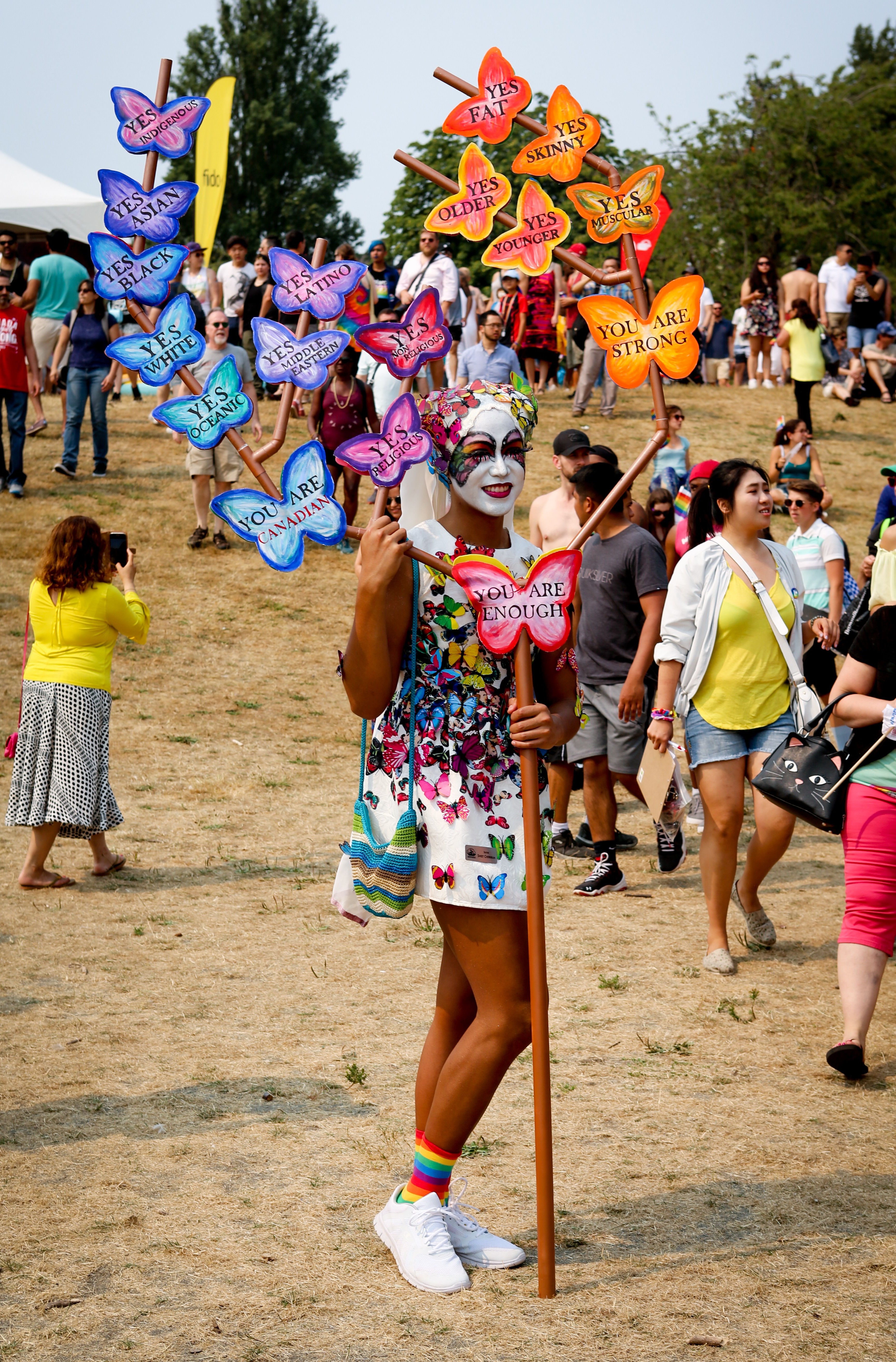 Justin's Affirmation Butterflies Art Piece